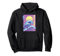 Big Wave Japanese Vaporwave Aesthetic Hoodie - Minimalist Print Unisex - T-Shirt, Sweatshirt, Hoodie