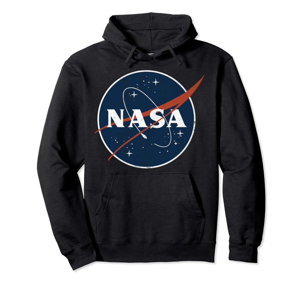 Nasa Distressed Logo Hoodie - Streetwear Style Unisex - T-Shirt, Sweatshirt, Hoodie