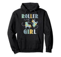 Roller Inline Skates 80S 70S Hoodie - Minimalist Print for Adults - T-Shirt, Sweatshirt, Hoodie