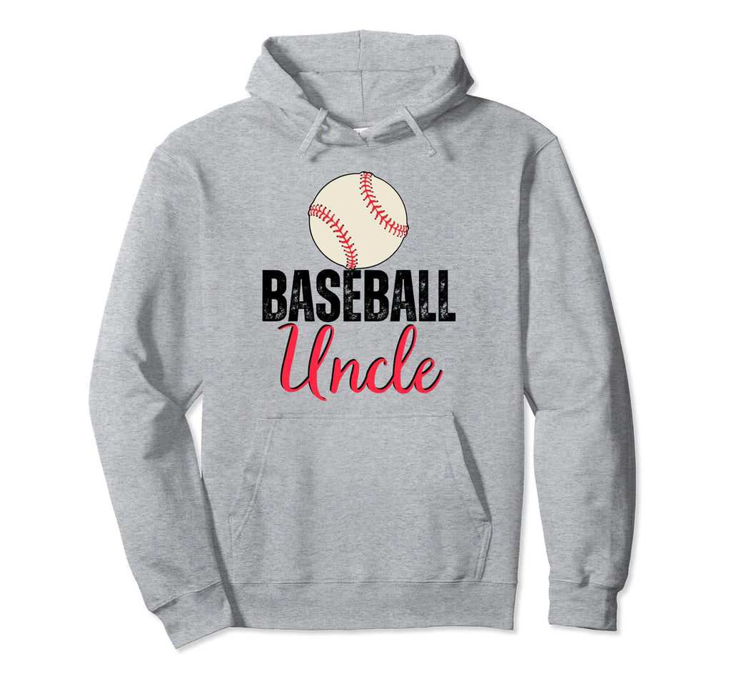 Baseball Uncle Family Matching Funny Hoodie - Minimalist Print Men Women - T-Shirt, Sweatshirt, Hoodie