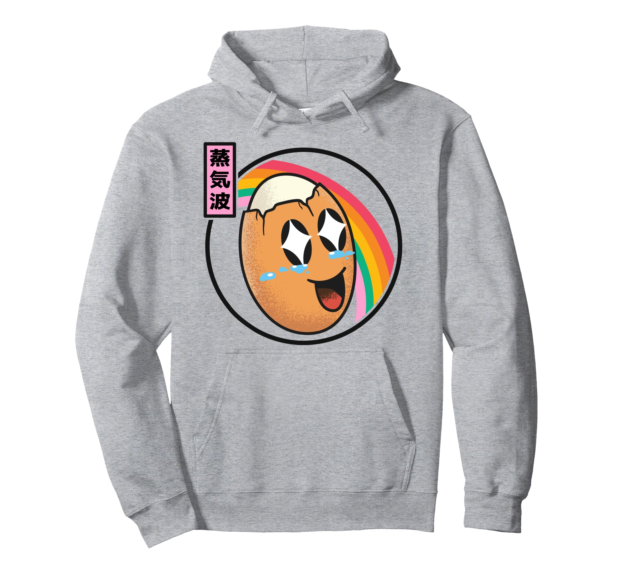 Happy Egg Pastel 80S Japan Otaku Vaporwave Hoodie - Trendy Graphic Unisex - T-Shirt, Sweatshirt, Hoodie