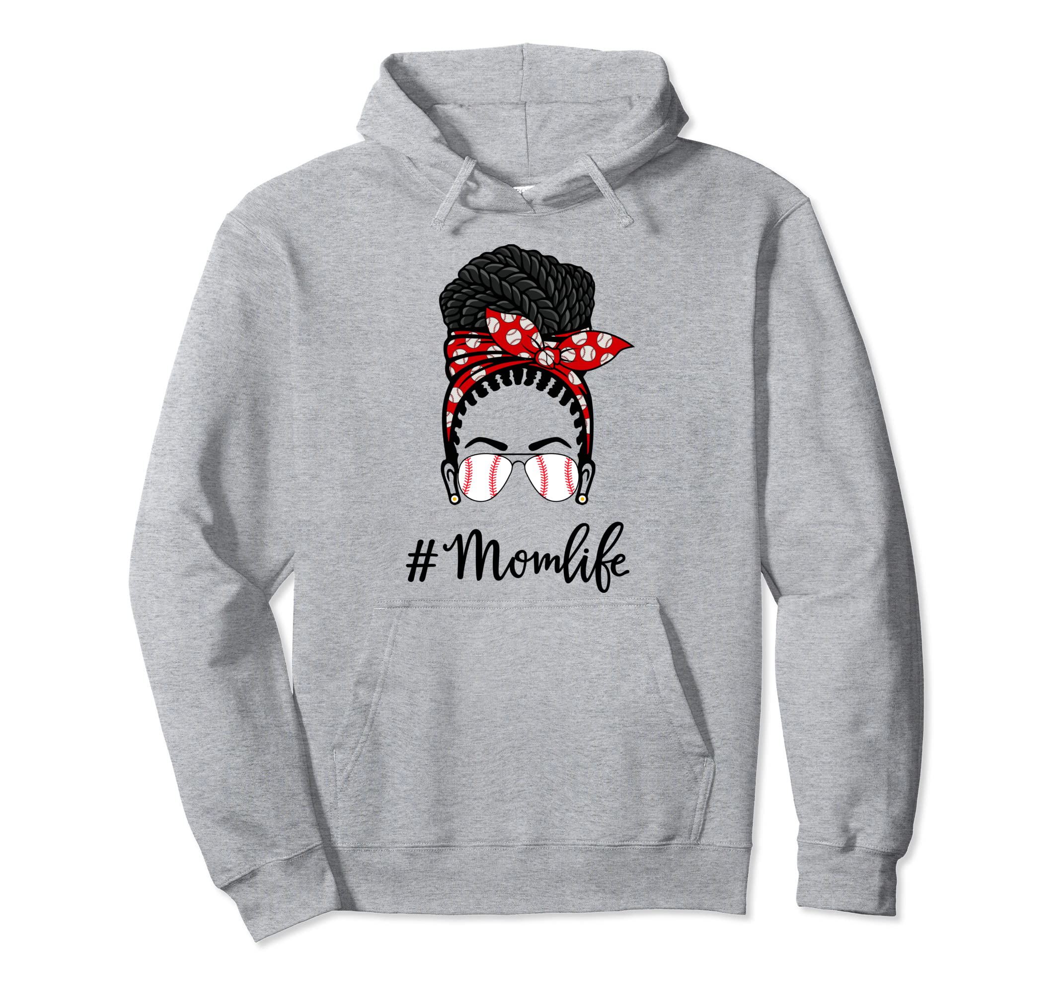 Baseball Mom Life Womens Day Mothers Day Hoodie - Unique Graphic Men Women - T-Shirt, Sweatshirt, Hoodie