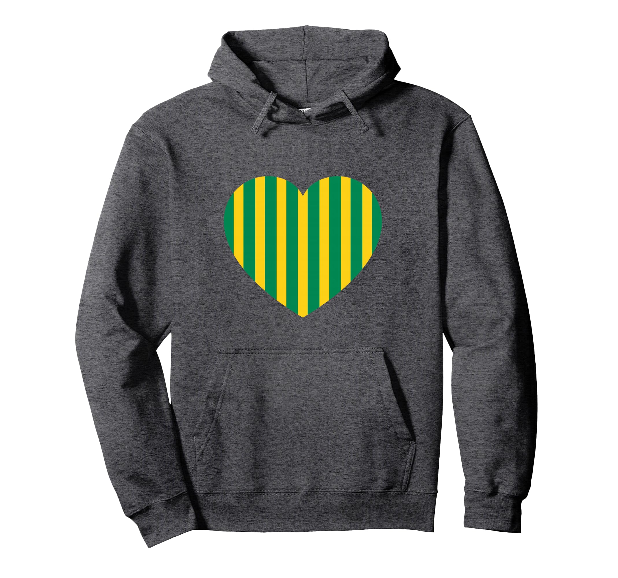 Yellow Green Stripes Pattern Minimalist Hoodie - Unique Graphic Men Women - T-Shirt, Sweatshirt, Hoodie