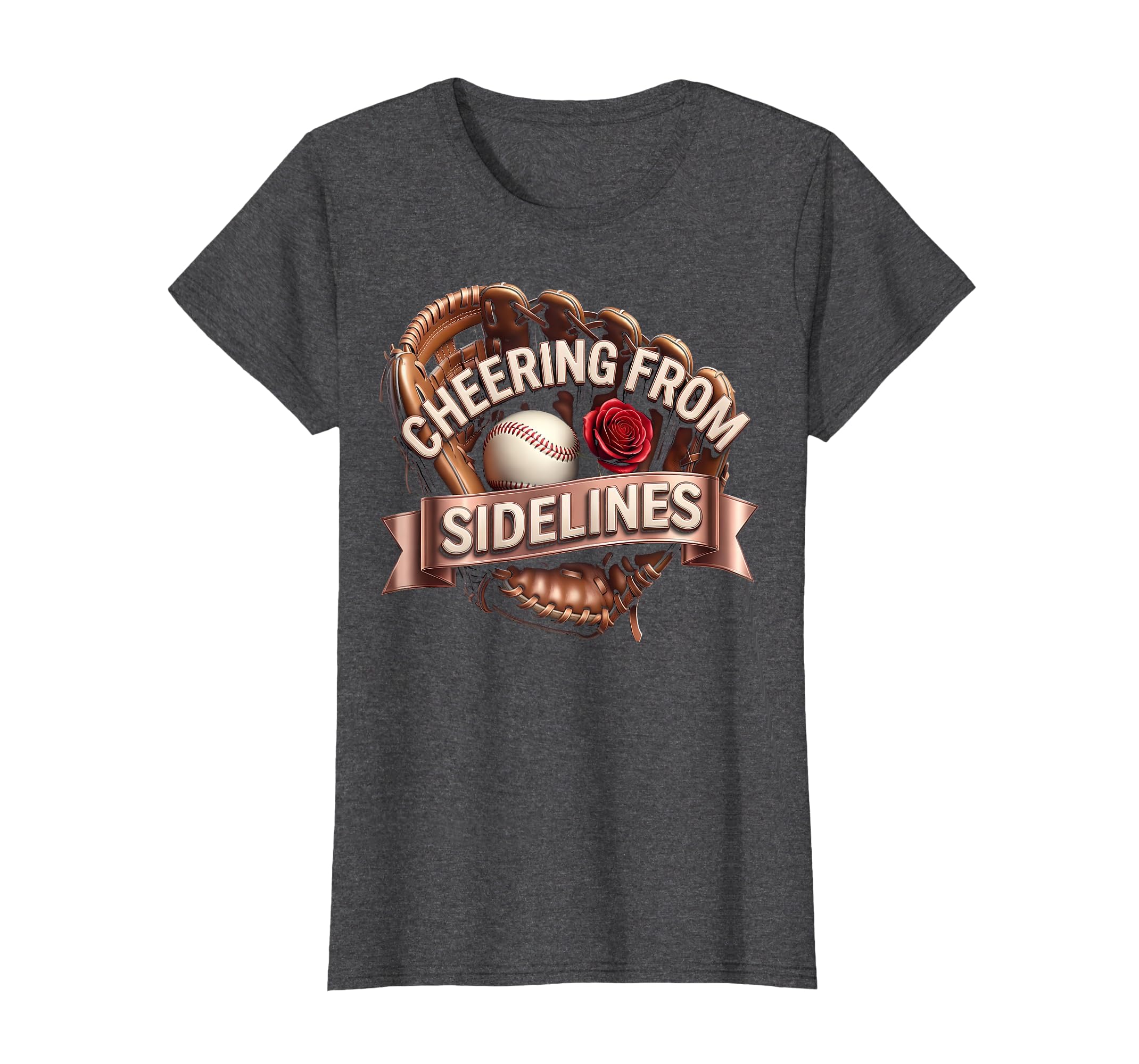 Cheering From Sidelines Mothers Day T-Shirt - Fun Novelty Design Men Women - T-Shirt, Sweatshirt, Hoodie