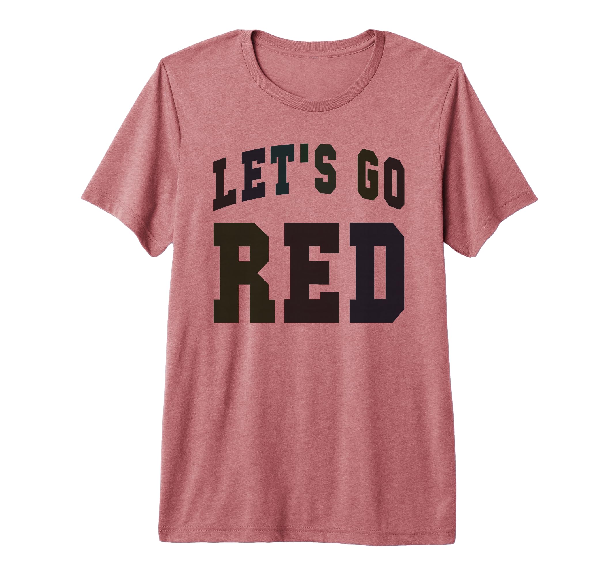 Lets Go Red High School War Game Day T-Shirt - Novelty Apparel Men Women - T-Shirt, Sweatshirt, Hoodie