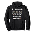 Proud Mom And Biggest Fan Raising Hoodie - Fun Novelty Design Men Women - T-Shirt, Sweatshirt, Hoodie
