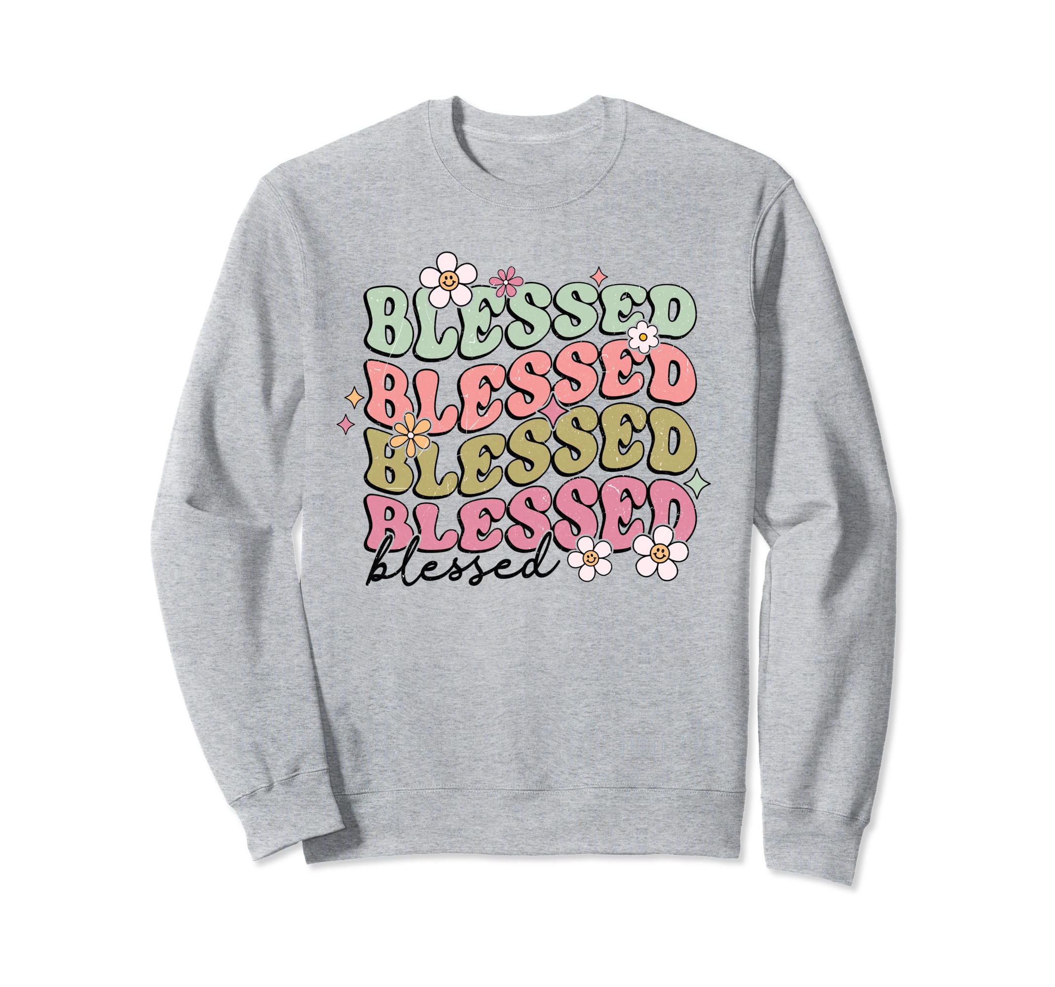 Boho Blessed Religious Jesus Bible Sweatshirt - Minimalist Print Unisex - T-Shirt, Sweatshirt, Hoodie