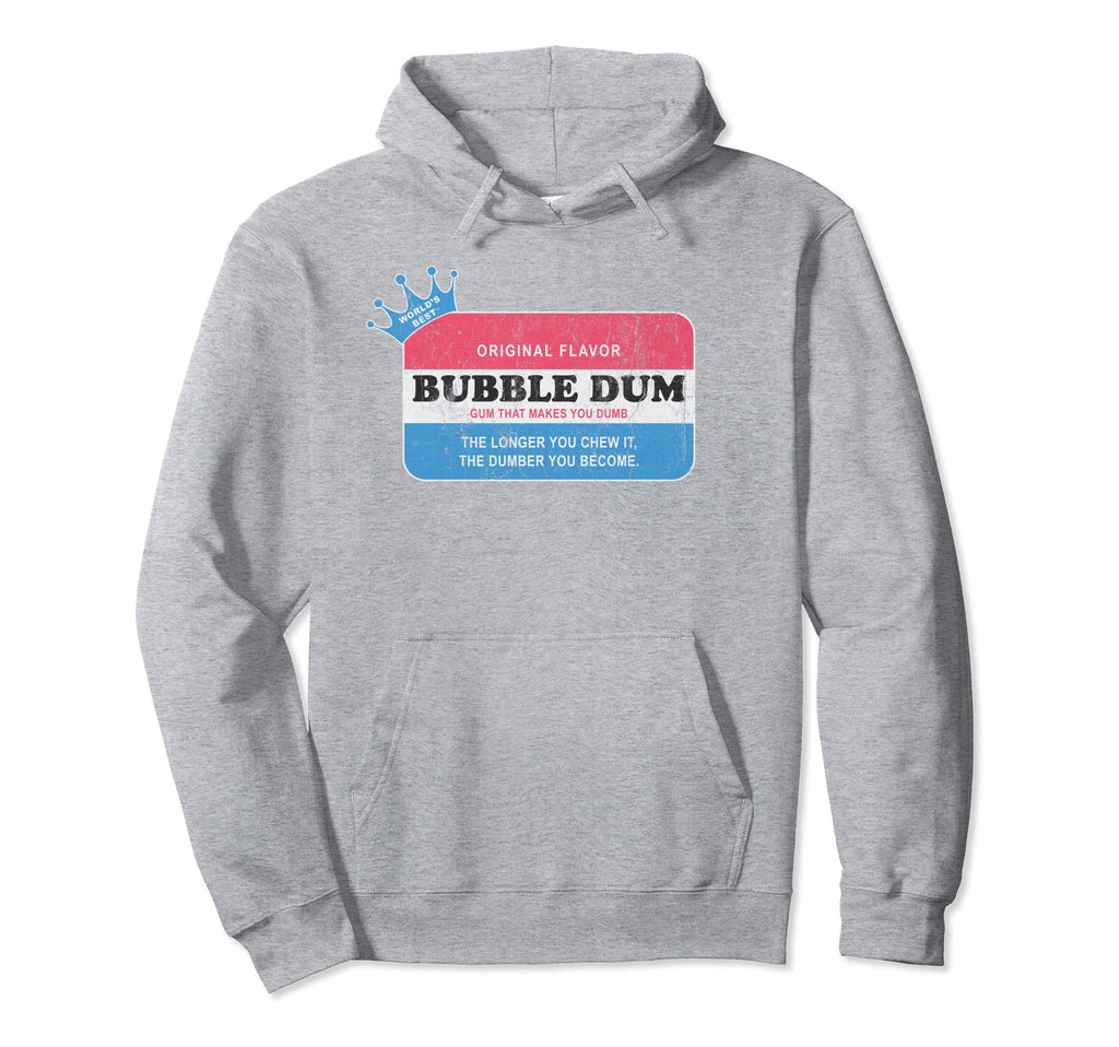 Bubble Dum Dumb Gum Funny Nostalgia Hoodie - Streetwear Style for Adults - T-Shirt, Sweatshirt, Hoodie