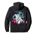 Howling Wolf Aurora 90S Grunge Aesthetic Hoodie - Novelty Apparel Unisex - T-Shirt, Sweatshirt, Hoodie