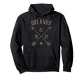 Orlando Florida Distressed Boho Home City Hoodie - Graphic Print for Adults - T-Shirt, Sweatshirt, Hoodie