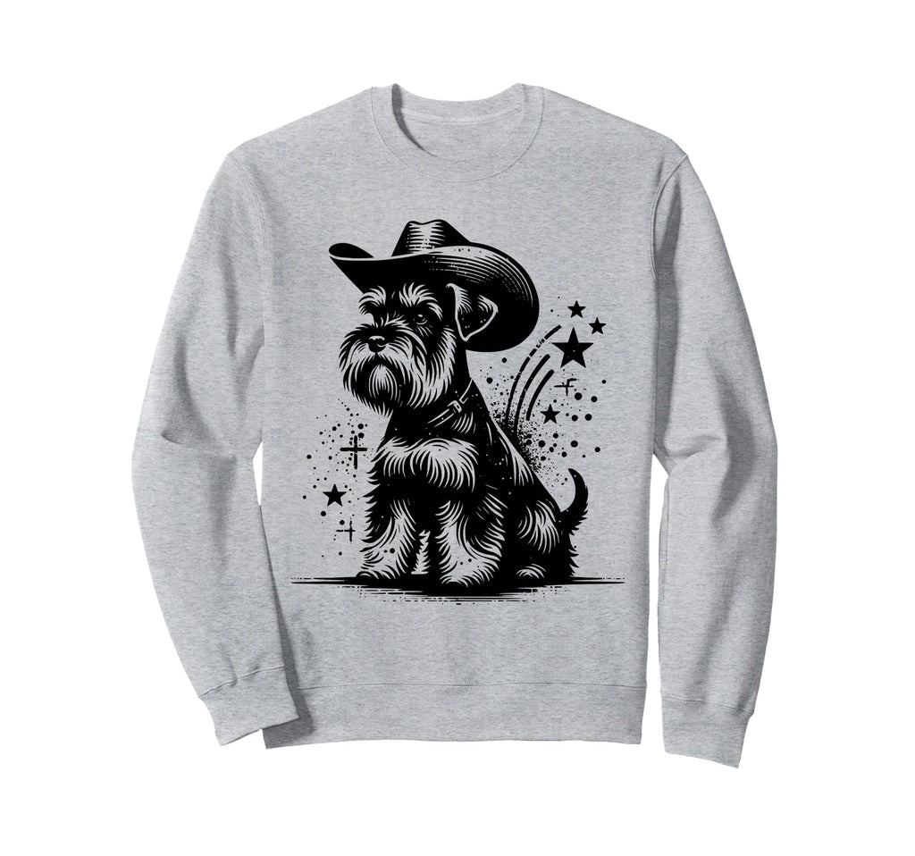 Funny Miniature Schnauzer Sweatshirt - Casual Everyday Wear Men Women - T-Shirt, Sweatshirt, Hoodie