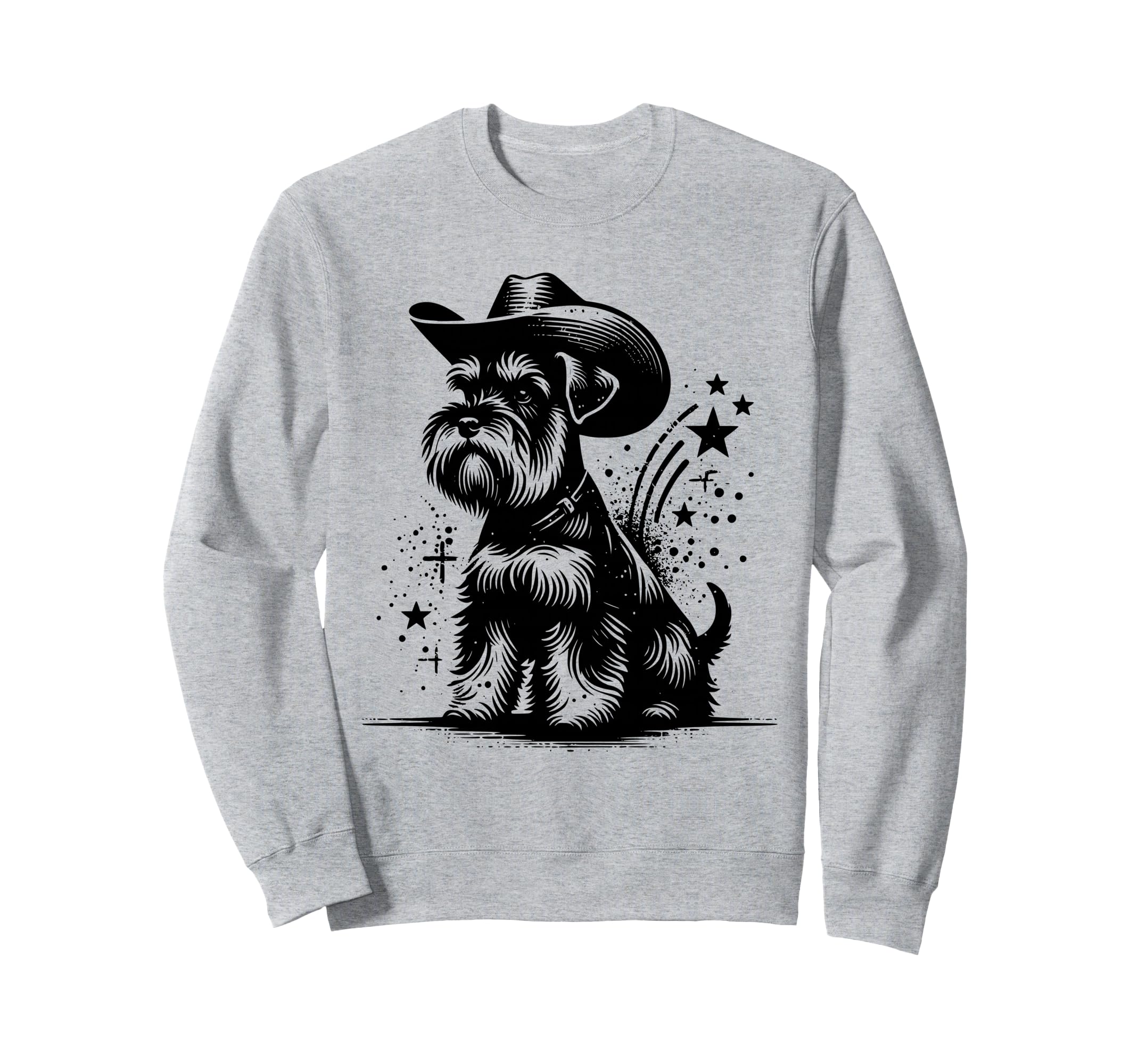 Funny Miniature Schnauzer Sweatshirt - Casual Everyday Wear Men Women - T-Shirt, Sweatshirt, Hoodie