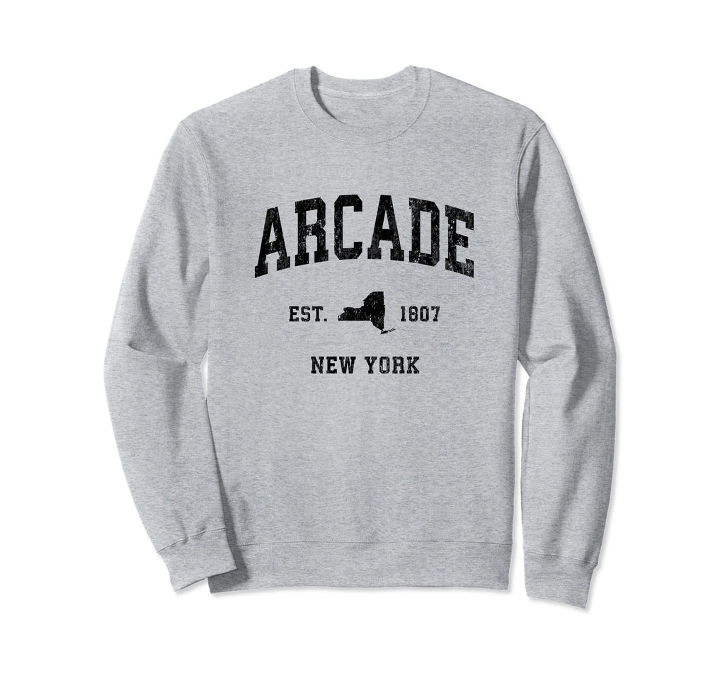 Arcade New York Ny Athletic Sweatshirt - Fun Novelty Design Men Women - T-Shirt, Sweatshirt, Hoodie