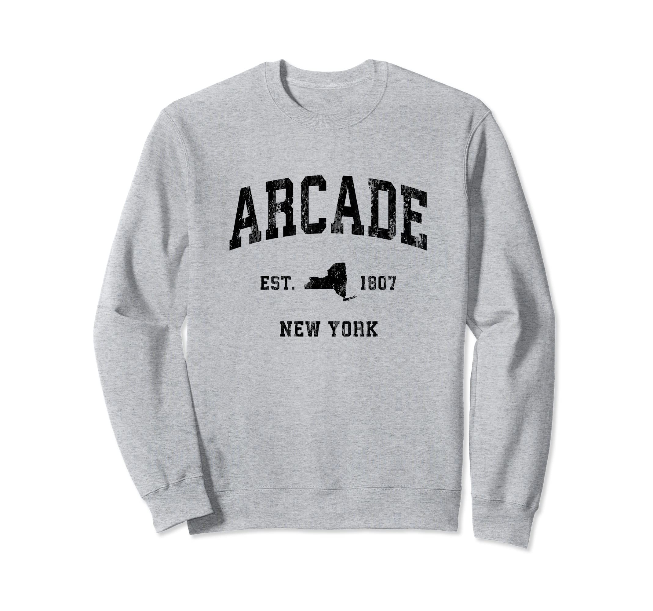 Arcade New York Ny Athletic Sweatshirt - Fun Novelty Design Men Women - T-Shirt, Sweatshirt, Hoodie