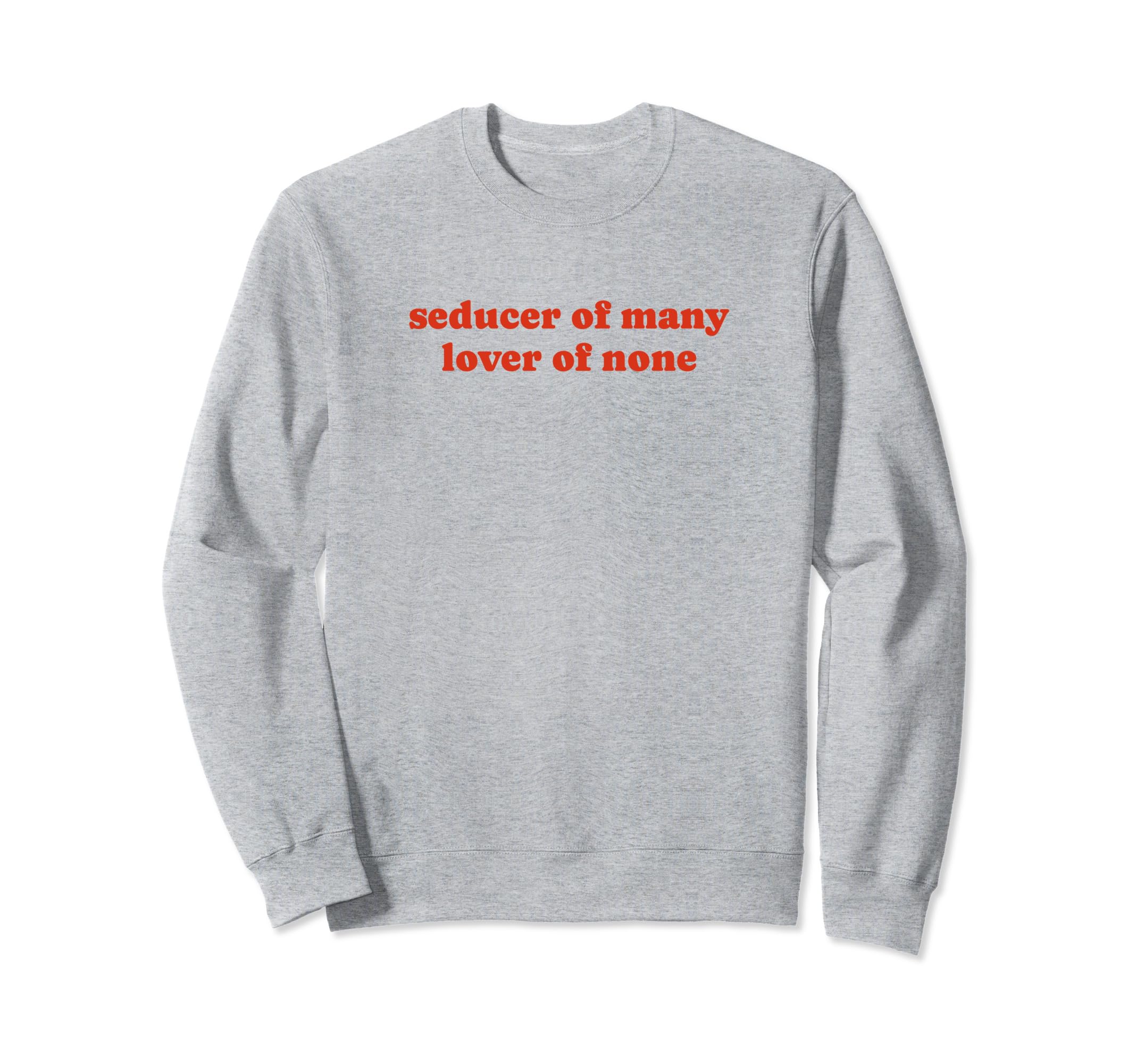 Seducer Many Lover None Y2K Sweatshirt - Minimalist Print Men Women - T-Shirt, Sweatshirt, Hoodie