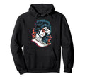Geisha Soft Grunge Cherry Blossom Hoodie - Minimalist Print Men Women - T-Shirt, Sweatshirt, Hoodie