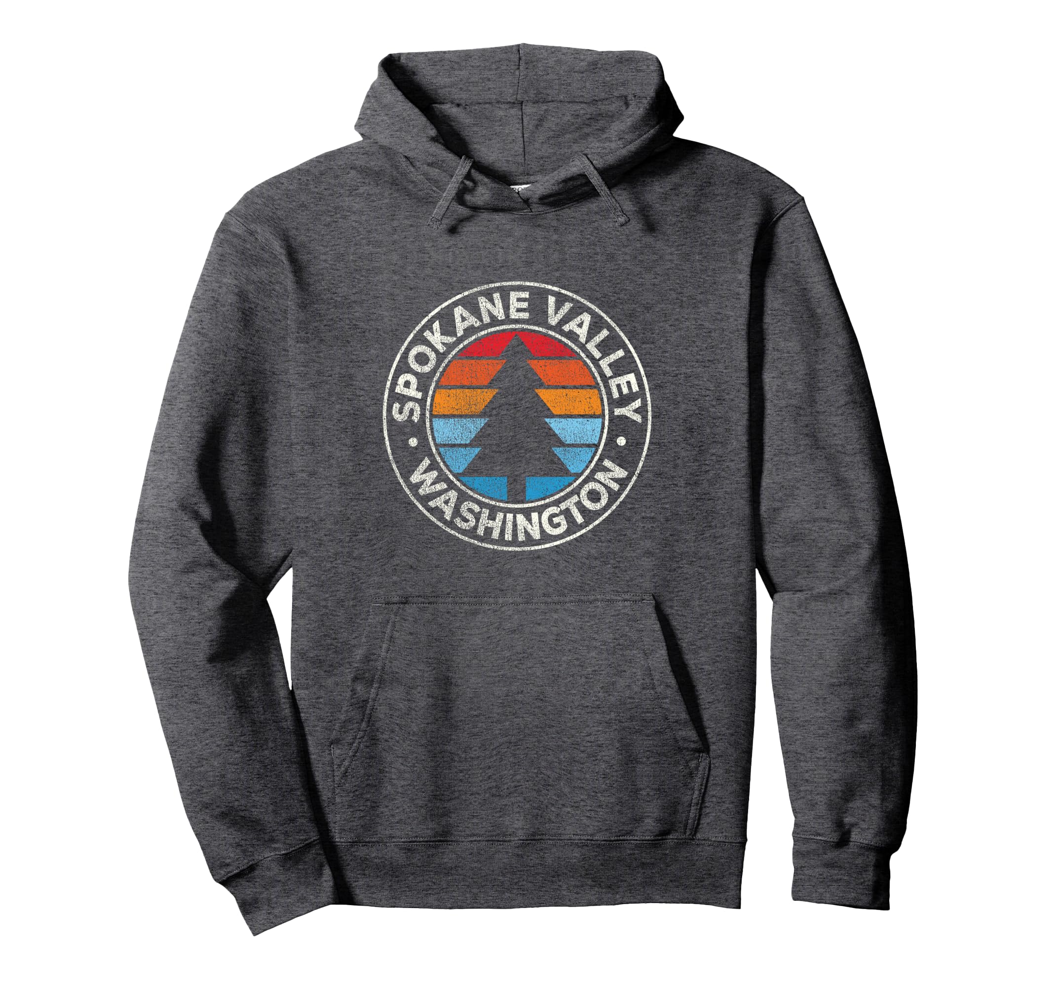 Spokane Valley Washington Wa 70S Hoodie - Streetwear Style Men Women - T-Shirt, Sweatshirt, Hoodie