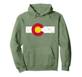 Colorado Flag Distressed Sweatshirt - Unique Graphic Unisex - T-Shirt, Sweatshirt, Hoodie