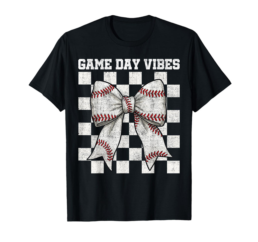 Funny Game Day Vibes Coquette Bow T-Shirt - Trendy Graphic Men Women - T-Shirt, Sweatshirt, Hoodie