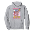 Happy Axolotl Gaming Vaporwave Hoodie - Fun Novelty Design Unisex - T-Shirt, Sweatshirt, Hoodie