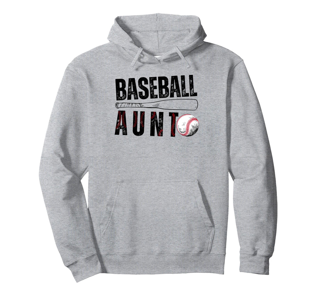 Baseball Aunt Family Matching Aunt Baseball Hoodie - Unique Graphic Unisex - T-Shirt, Sweatshirt, Hoodie