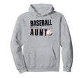 Baseball Aunt Family Matching Aunt Baseball Hoodie - Unique Graphic Unisex - T-Shirt, Sweatshirt, Hoodie