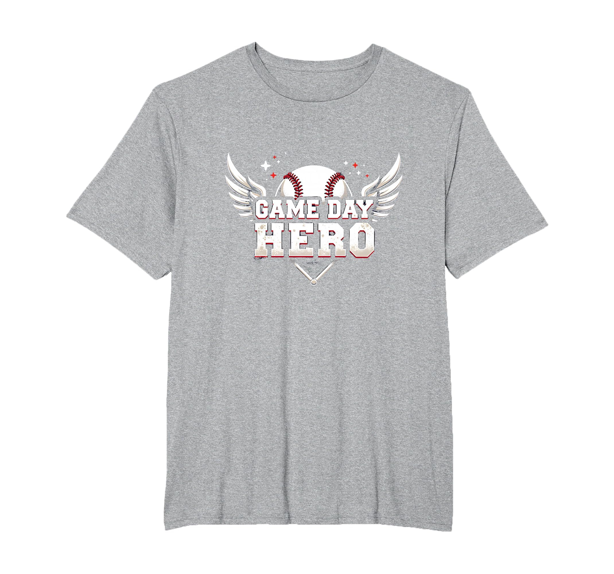 Baseball Dad Game Day Hero Proud T-Shirt - Novelty Apparel for Adults - T-Shirt, Sweatshirt, Hoodie