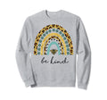 Be Kind Boho Rainbow Bee Kind Sweatshirt - Novelty Apparel for Adults - T-Shirt, Sweatshirt, Hoodie