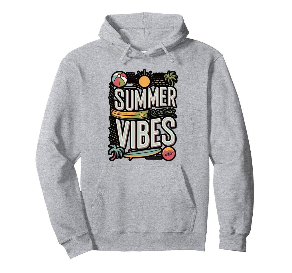 Summer Vibes Flower Power Hoodie - Fun Novelty Design Unisex - T-Shirt, Sweatshirt, Hoodie
