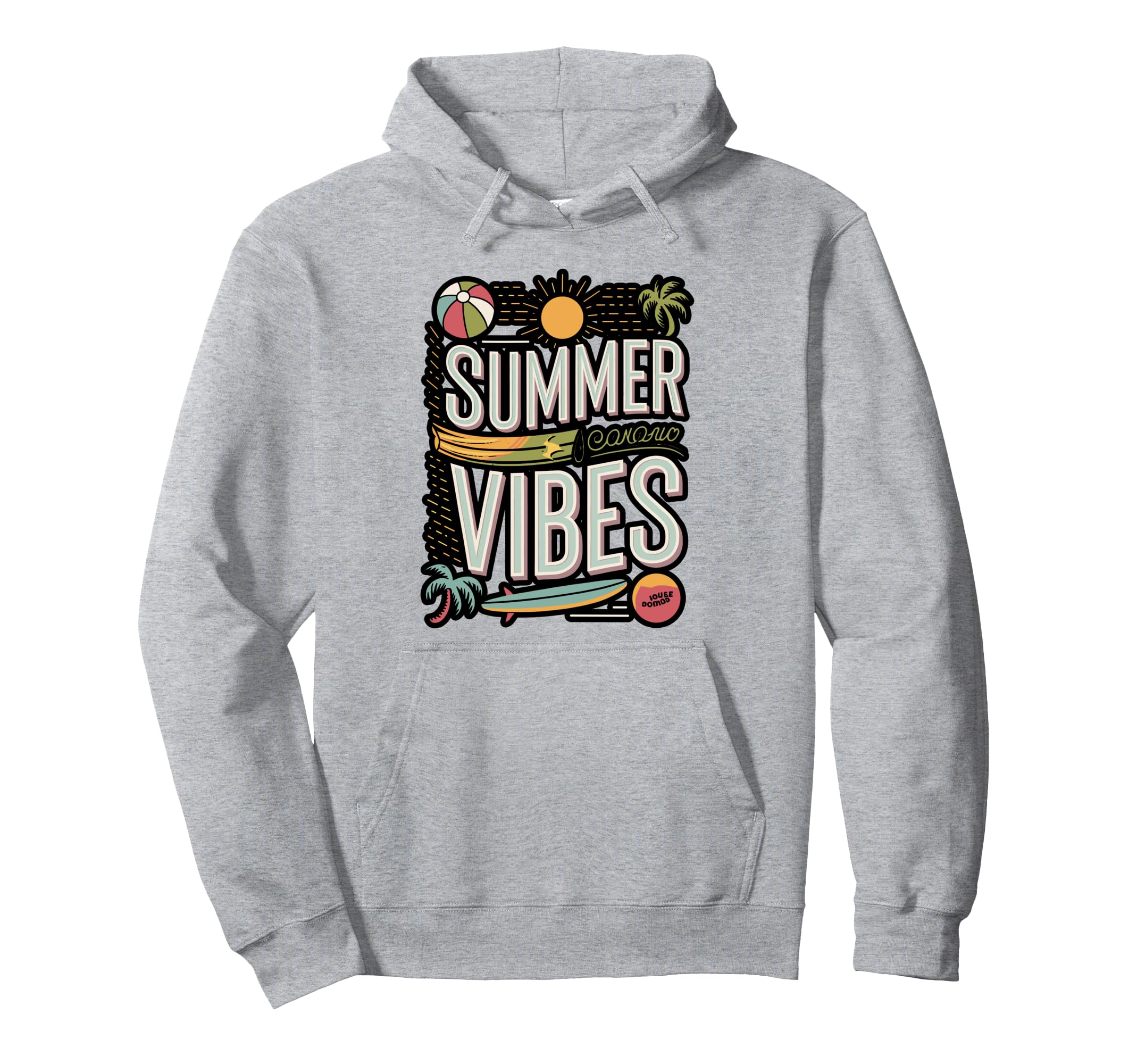 Summer Vibes Flower Power Hoodie - Fun Novelty Design Unisex - T-Shirt, Sweatshirt, Hoodie