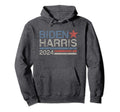 Biden Harris 2024 Distressed Hoodie - Casual Everyday Wear Men Women - T-Shirt, Sweatshirt, Hoodie