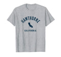 Hawthorne California Ca 70S Sports T-Shirt - Custom Art Print Men Women - T-Shirt, Sweatshirt, Hoodie