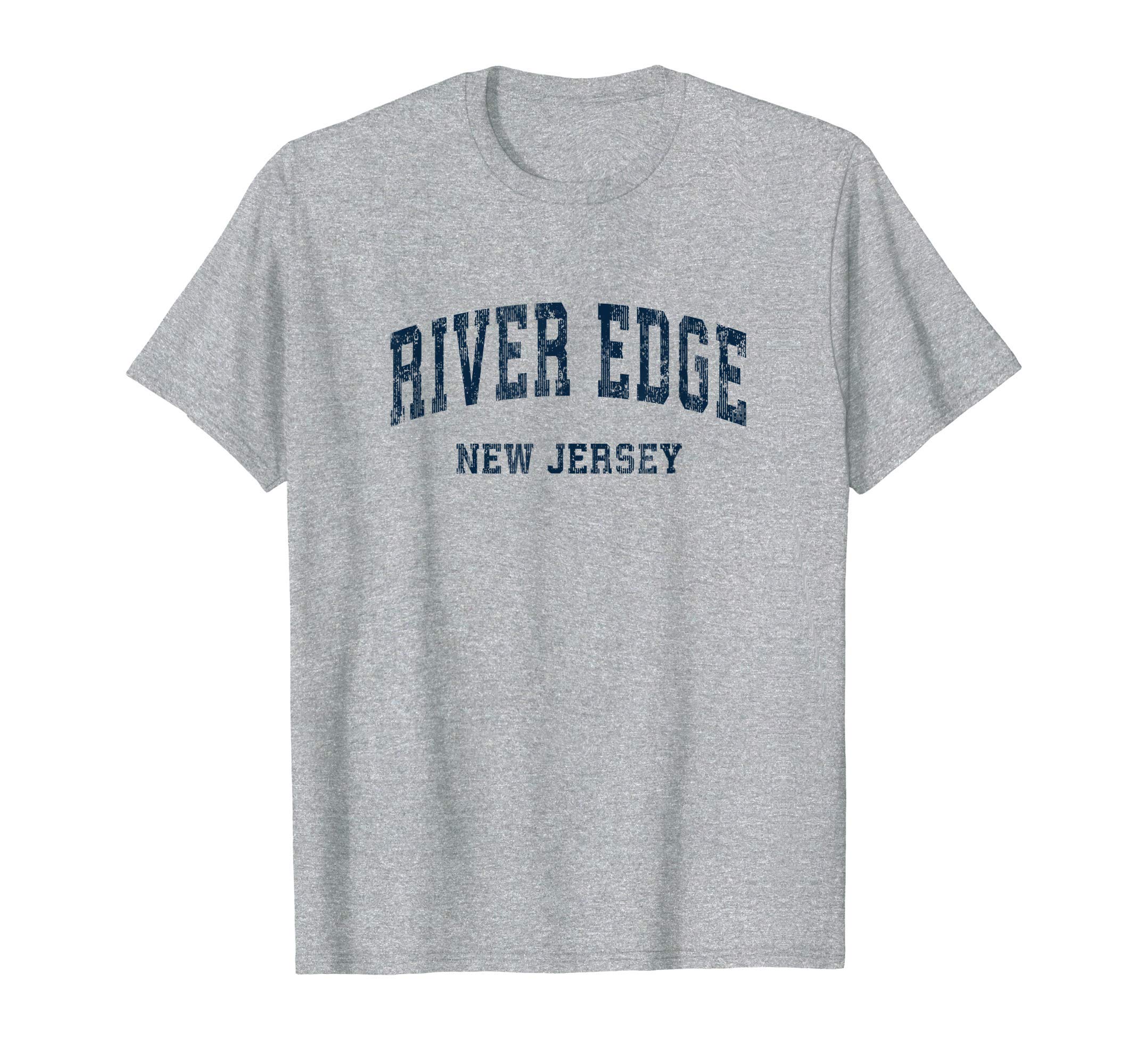 River Edge New Jersey Nj Varsity T-Shirt - Minimalist Print for Adults - T-Shirt, Sweatshirt, Hoodie