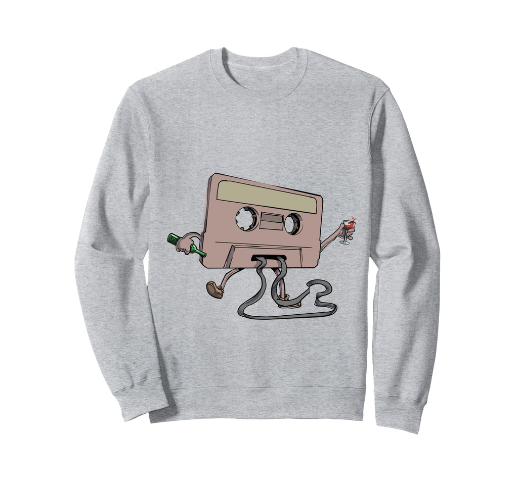 Cassette Tape Party 90S Music Sweatshirt - Casual Everyday Wear for Adults - T-Shirt, Sweatshirt, Hoodie