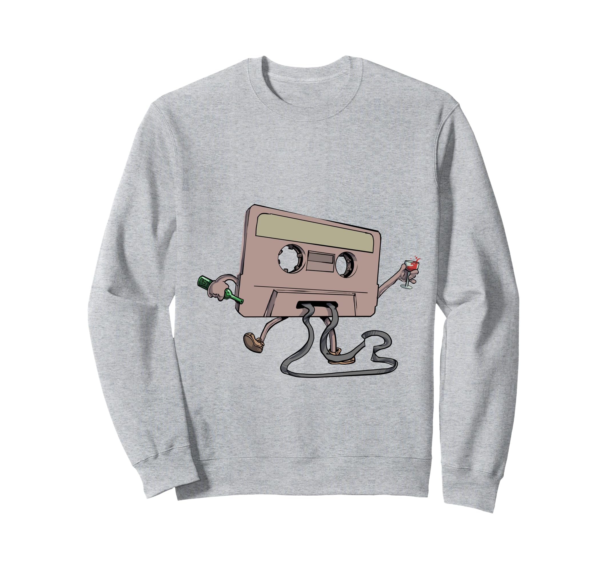 Cassette Tape Party 90S Music Sweatshirt - Casual Everyday Wear for Adults - T-Shirt, Sweatshirt, Hoodie