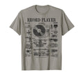 Vinyl Record Player Patent Dj T-Shirt - Custom Art Print Men Women - T-Shirt, Sweatshirt, Hoodie