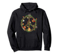 Psychedelic Magic Mushrooms Peace Sign 70S Hoodie - Streetwear Style Unisex - T-Shirt, Sweatshirt, Hoodie