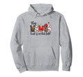Leopard Baseball Mama Mother Mom Ball Hoodie - Graphic Print Men Women - T-Shirt, Sweatshirt, Hoodie