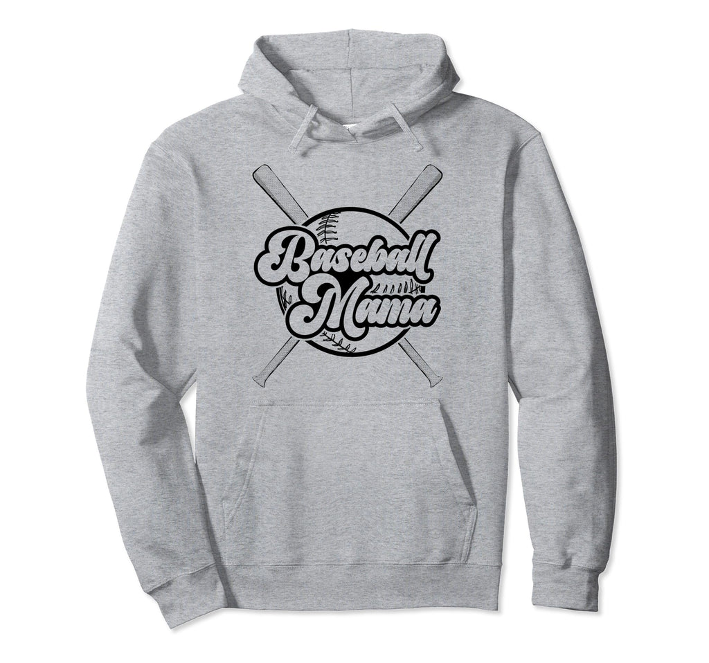 Baseball Mama Womens Funny Mom Beach Hoodie - Unique Graphic Men Women - T-Shirt, Sweatshirt, Hoodie