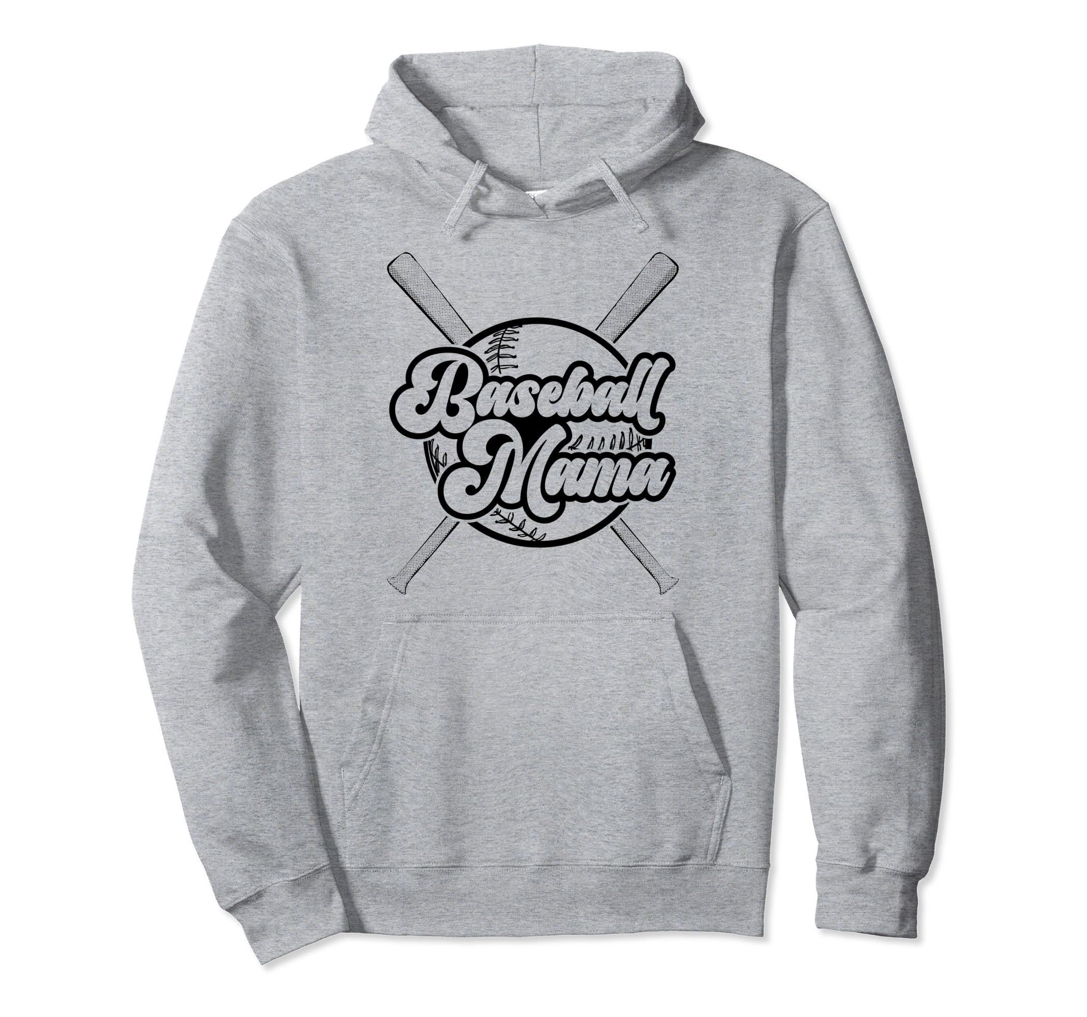 Baseball Mama Womens Funny Mom Beach Hoodie - Unique Graphic Men Women - T-Shirt, Sweatshirt, Hoodie