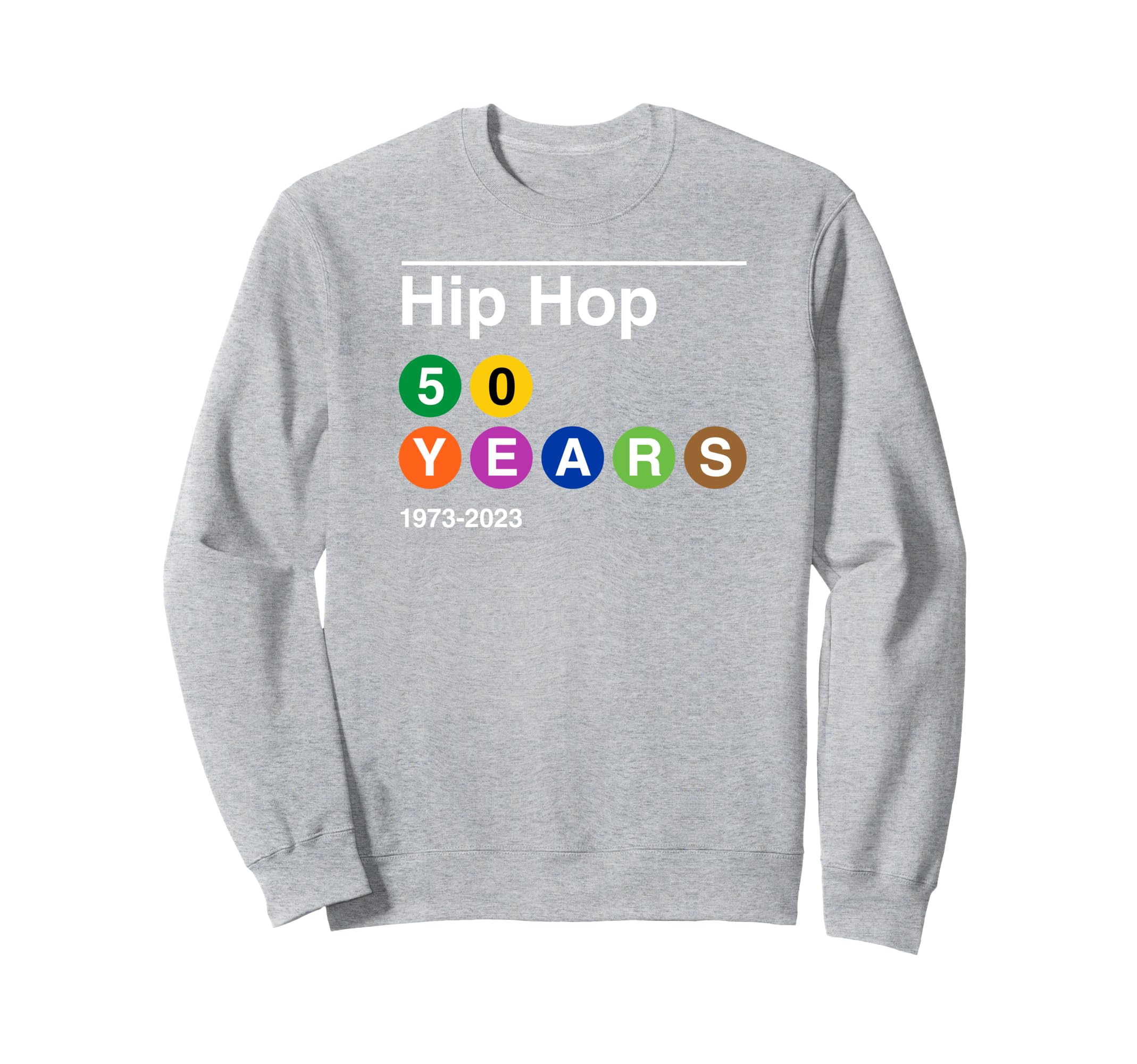 Old School 90S Hip Hop 1973 2023 Sweatshirt - Aesthetic Graphic for Adults - T-Shirt, Sweatshirt, Hoodie