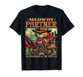 Meowdy Partner Cowboy Cat T-Shirt - Trendy Graphic Men Women - T-Shirt, Sweatshirt, Hoodie