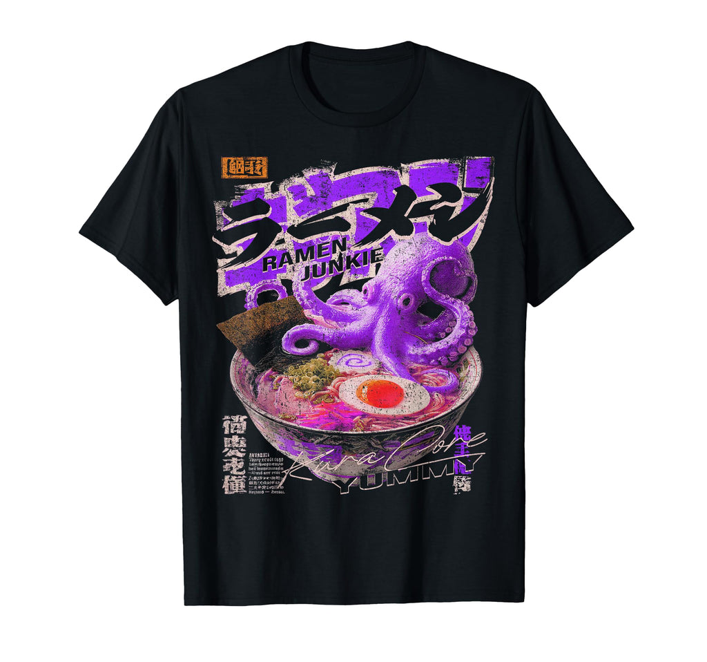Ramen Japanese Streetwear Cyberpunk T-Shirt - Novelty Apparel for Adults - T-Shirt, Sweatshirt, Hoodie