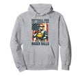 Softball Dad Like Baseball Dad But Hoodie - Aesthetic Graphic for Adults - T-Shirt, Sweatshirt, Hoodie