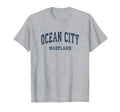 Ocean City Maryland Md Varsity Sports Navy T-Shirt - Novelty Apparel Unisex - T-Shirt, Sweatshirt, Hoodie