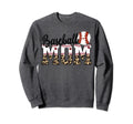 Baseball Mom Leopard Baseball Lover Sweatshirt - Graphic Print Unisex - T-Shirt, Sweatshirt, Hoodie
