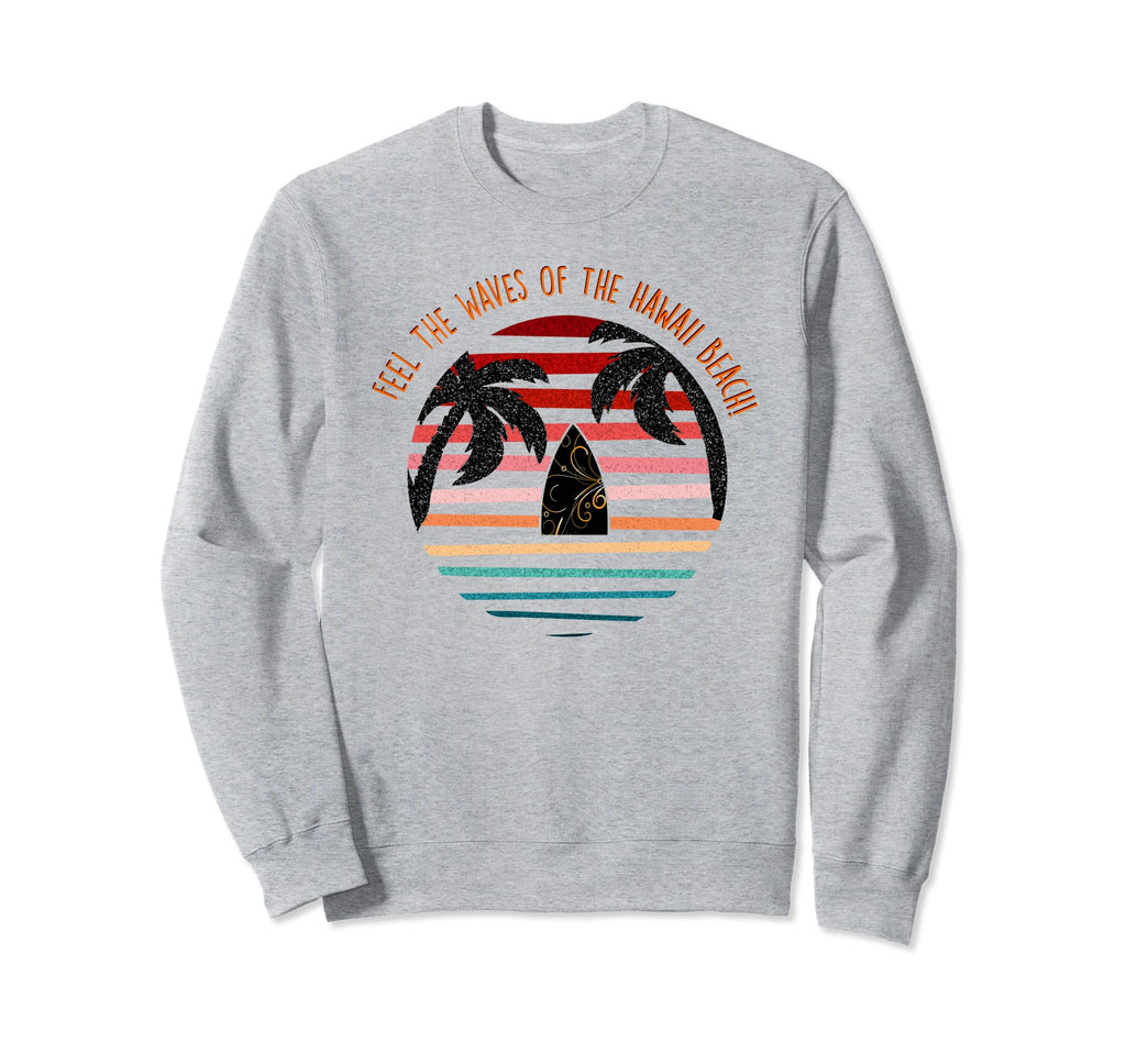Aloha Spirit Hawaiian Surf Boho Sweatshirt - Fun Novelty Design for Adults - T-Shirt, Sweatshirt, Hoodie