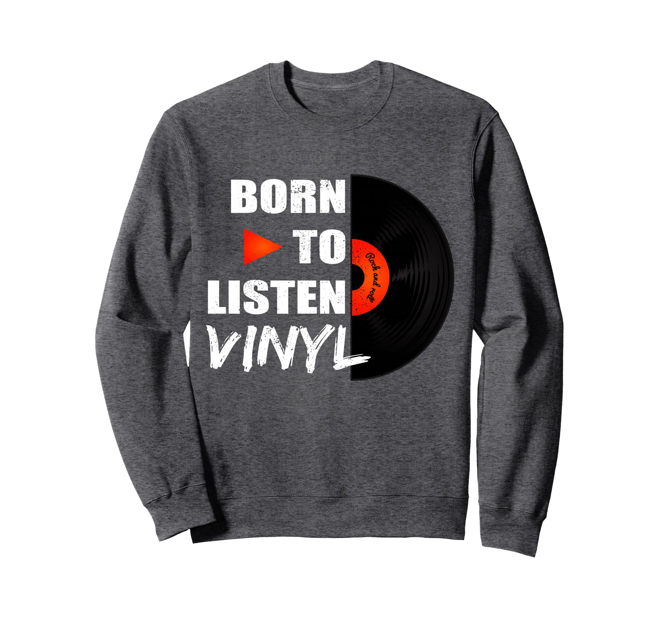 Music Collector Vinyl Record Player Sweatshirt - Novelty Apparel for Adults - T-Shirt, Sweatshirt, Hoodie