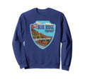 Blue Ridge Parkway Distressed Sweatshirt - Casual Everyday Wear Men Women - T-Shirt, Sweatshirt, Hoodie