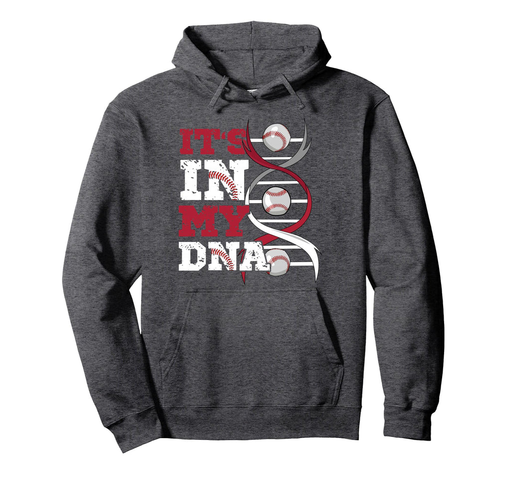 Its My Dna Baseball Sport Player Hoodie - Fun Novelty Design for Adults - T-Shirt, Sweatshirt, Hoodie